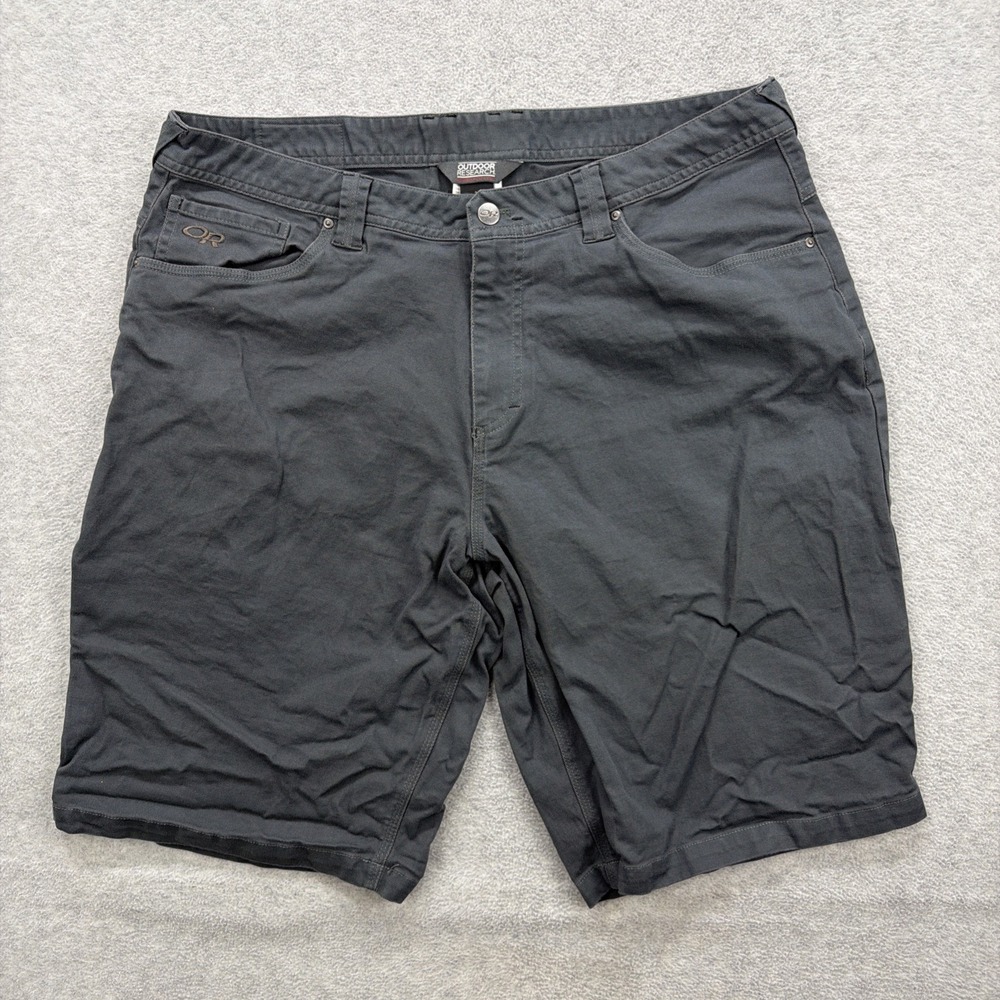 Outdoor Research Shorts‎ Mens 38 Grey Canvas Deadpoint Hiking Utility Work Camp